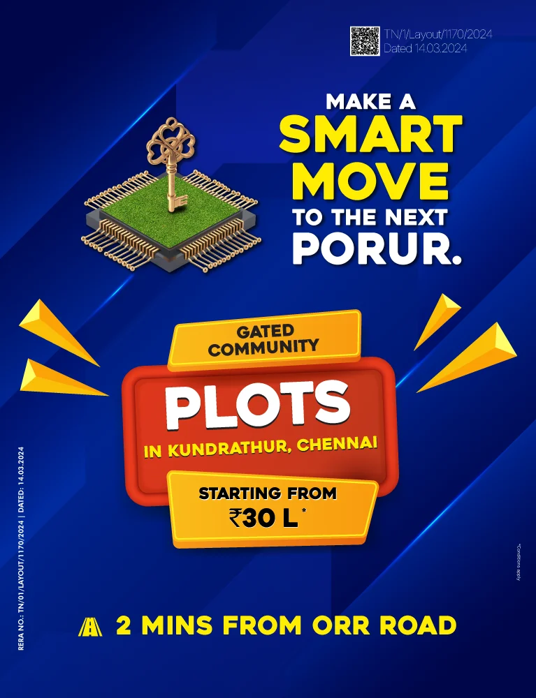 Villa Plots for sale in Kundrathur, Chennai | Land for sale in Kundrathur- Crystal Crown by Urban Tree